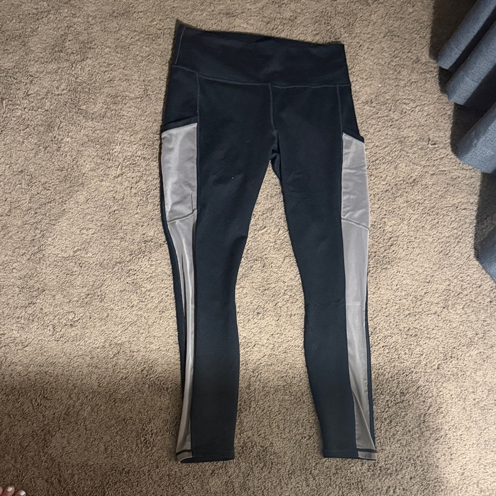 Fabletics Black and Tan Leggings